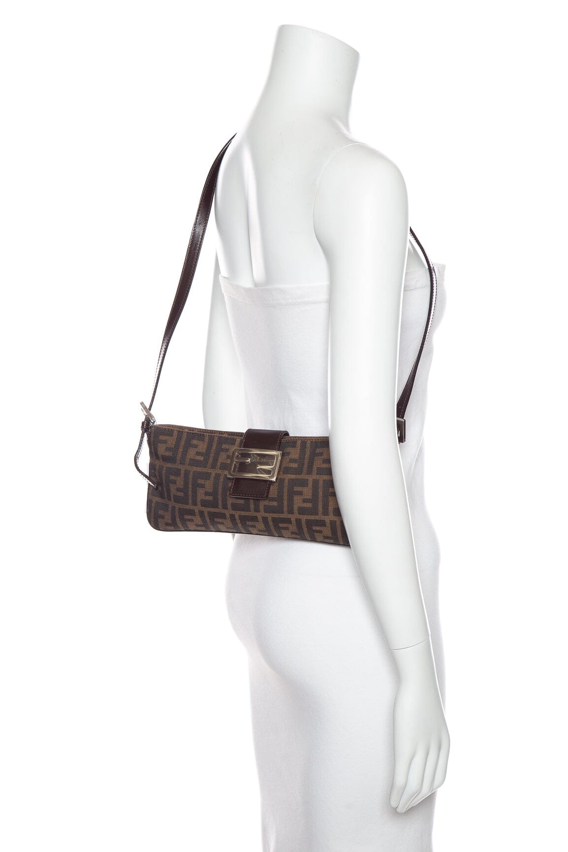 Fendi Monogram Zucca Canvas Cross-Body