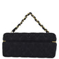 Chanel Black Cotton Wild Stitch Vanity Handbag