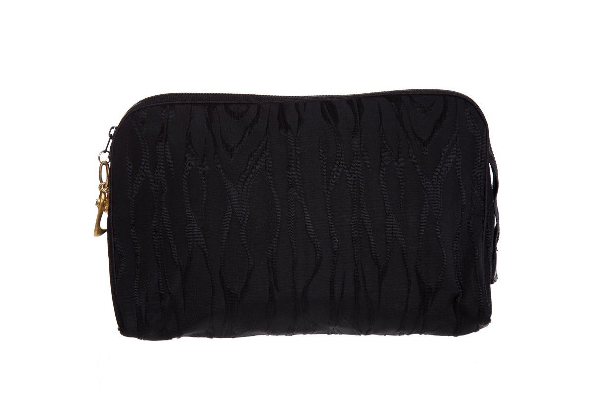Christian Dior Black Satin Pouch