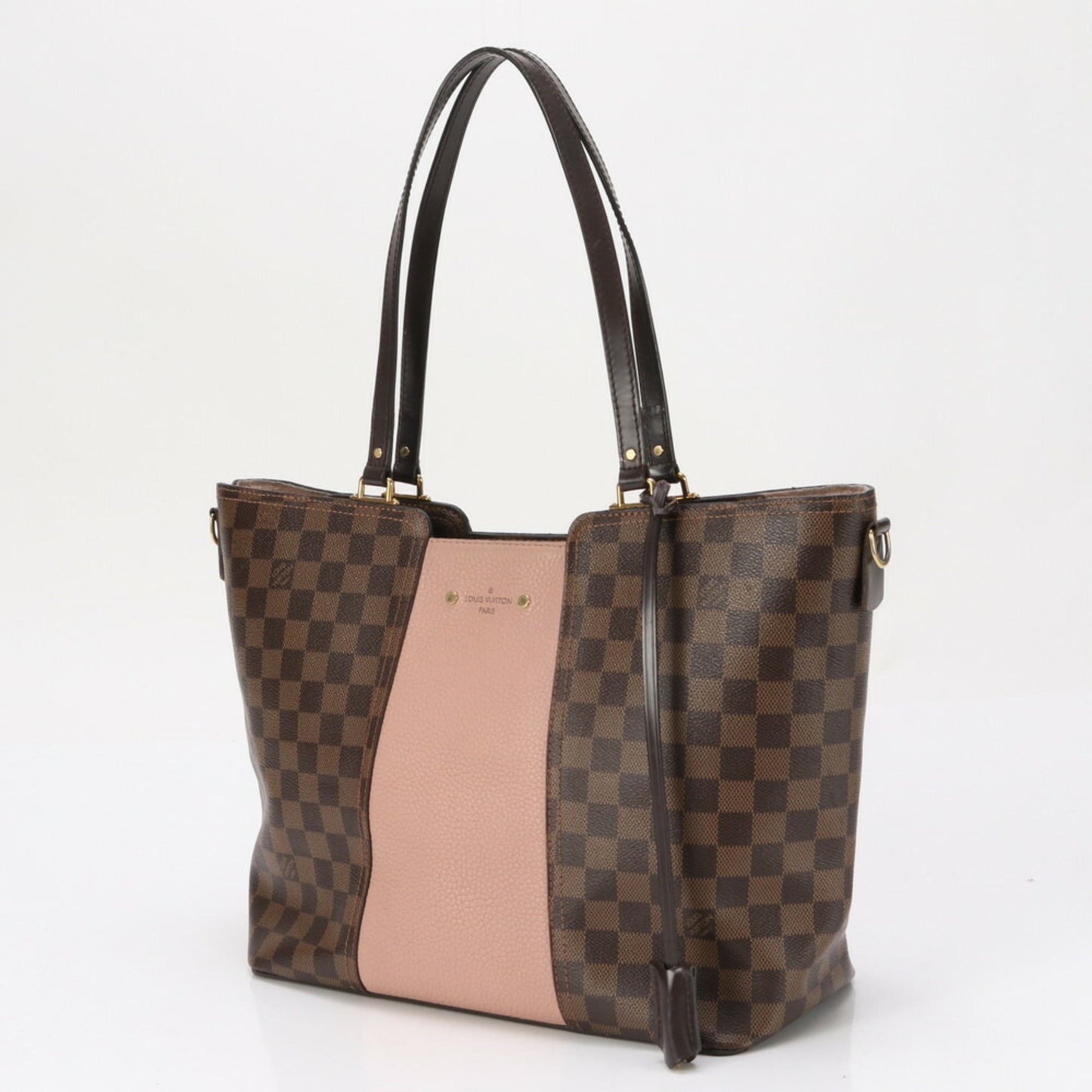 Louis Vuitton  Leather Coated Canvas Handbag