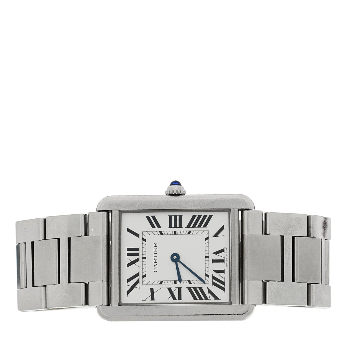 Stainless Steel 27mm Tank Solo Quartz Watch