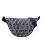 Fendi Melon Small Zucca Canvas Leather Shoulder Bag