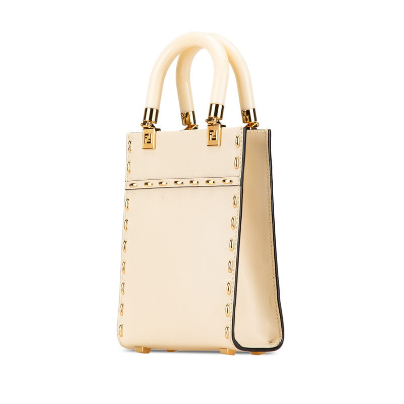 Fendi Kan I Mini Leather Shoulder Bag
