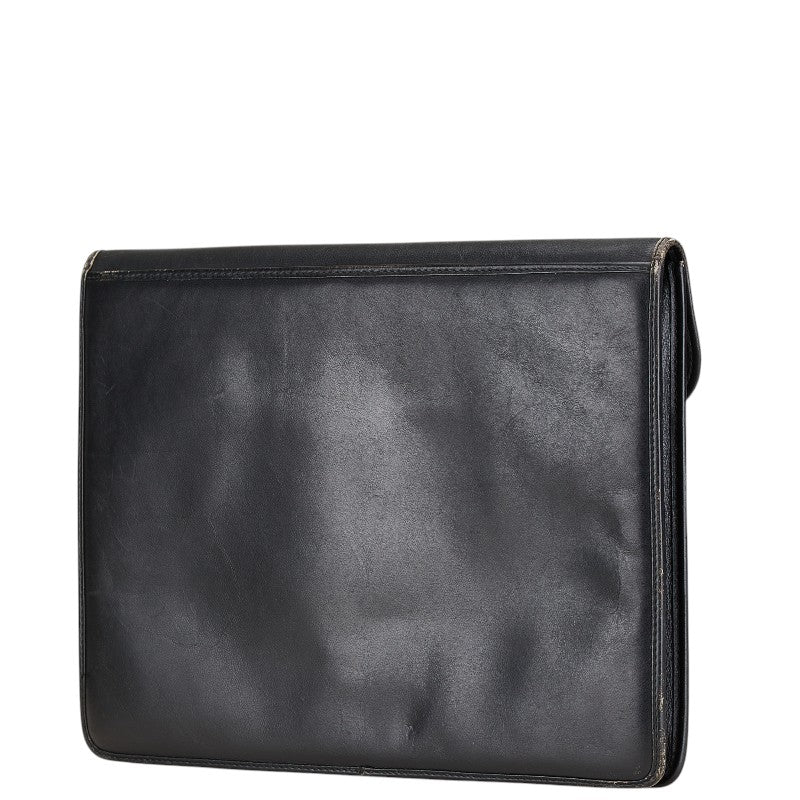 Fendi Luxury Leather Red Clutch Style 2