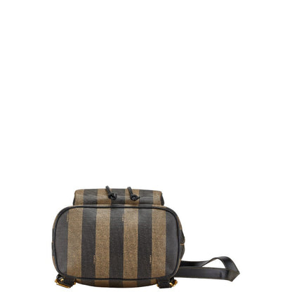 Fendi Pequin Pvc Leather Backpack