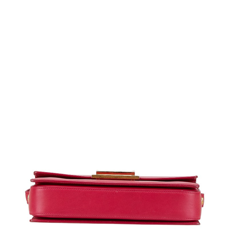 Saint Laurent Leather Red Shoulder Bag Style 16