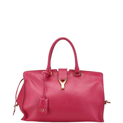 Saint Laurent Petit Cabas Y Line Leather Handbag