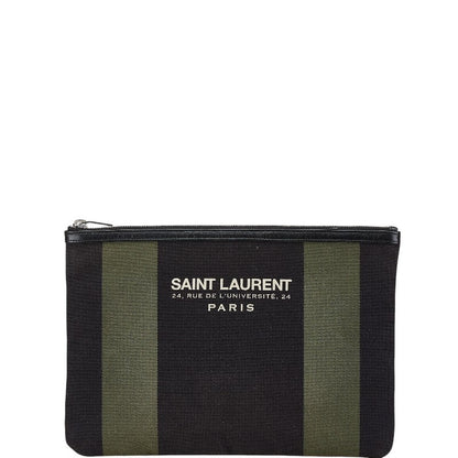 Saint Laurent Leather Red Clutch Style 3