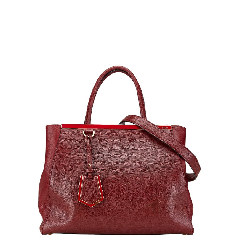 Fendi Luxury Leather Red Handbag Style 57