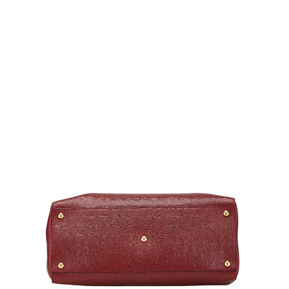 Fendi Luxury Leather Red Handbag Style 57