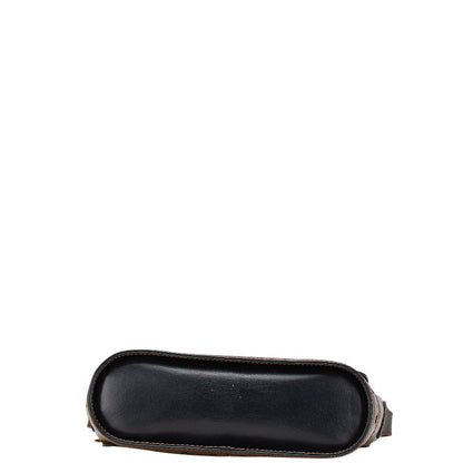 Saint Laurent YSL Cutout Leather Shoulder Bag