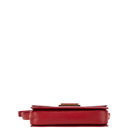 Saint Laurent Leather Red Shoulder Bag Style 30