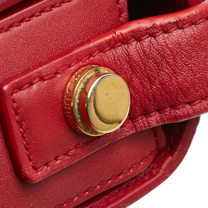 Saint Laurent Leather Red Shoulder Bag Style 30