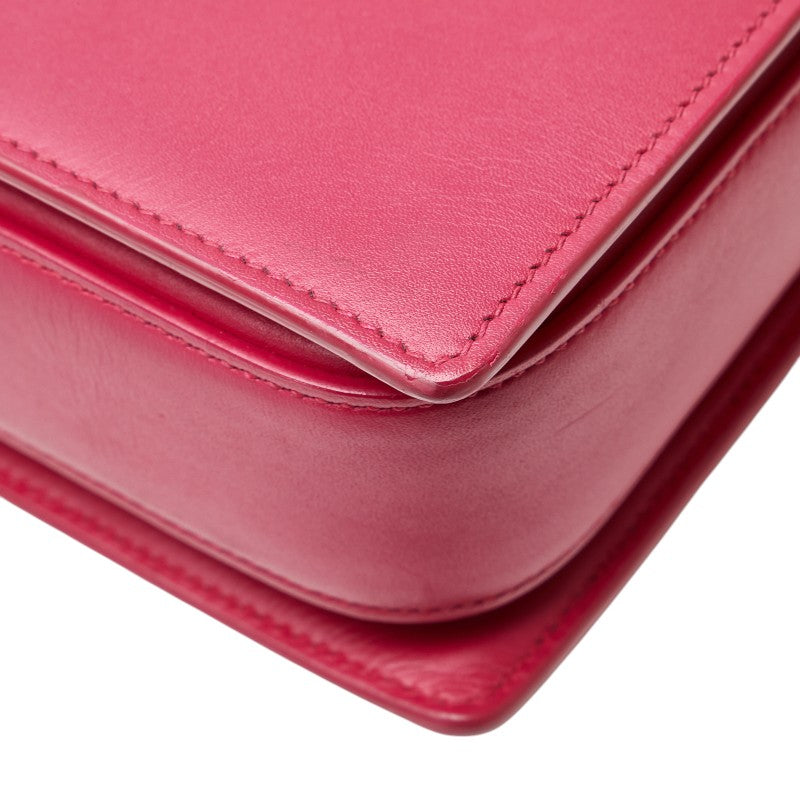 Saint Laurent Loulou Leather Red Shoulder Bag Style 2