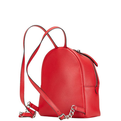 Fendi Luxury Leather Red Backpack Style 5
