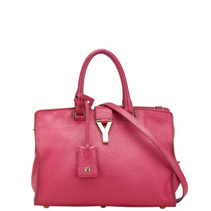 Saint Laurent Leather Red Handbag Style 19