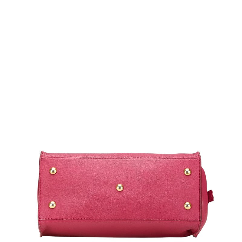 Saint Laurent Leather Red Handbag Style 19