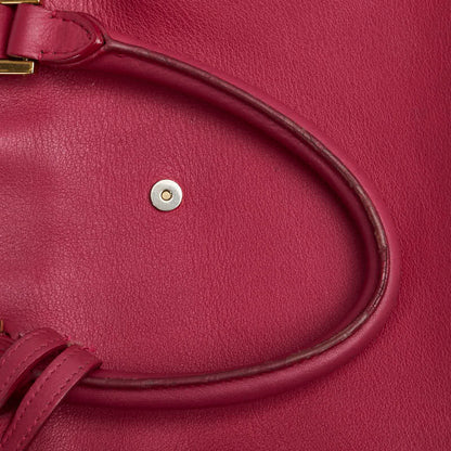 Saint Laurent Leather Red Handbag Style 19