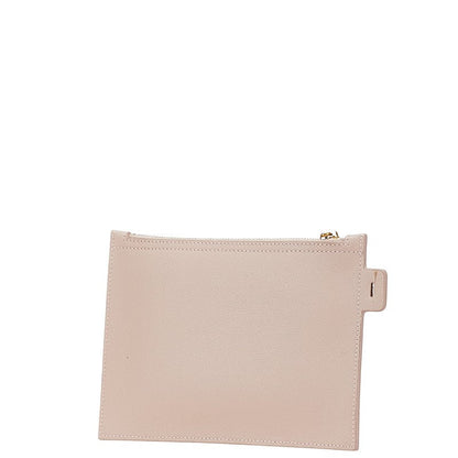 Saint Laurent Leather Red Clutch