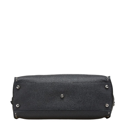 Fendi Peekaboo Leather Red Handbag Style 42