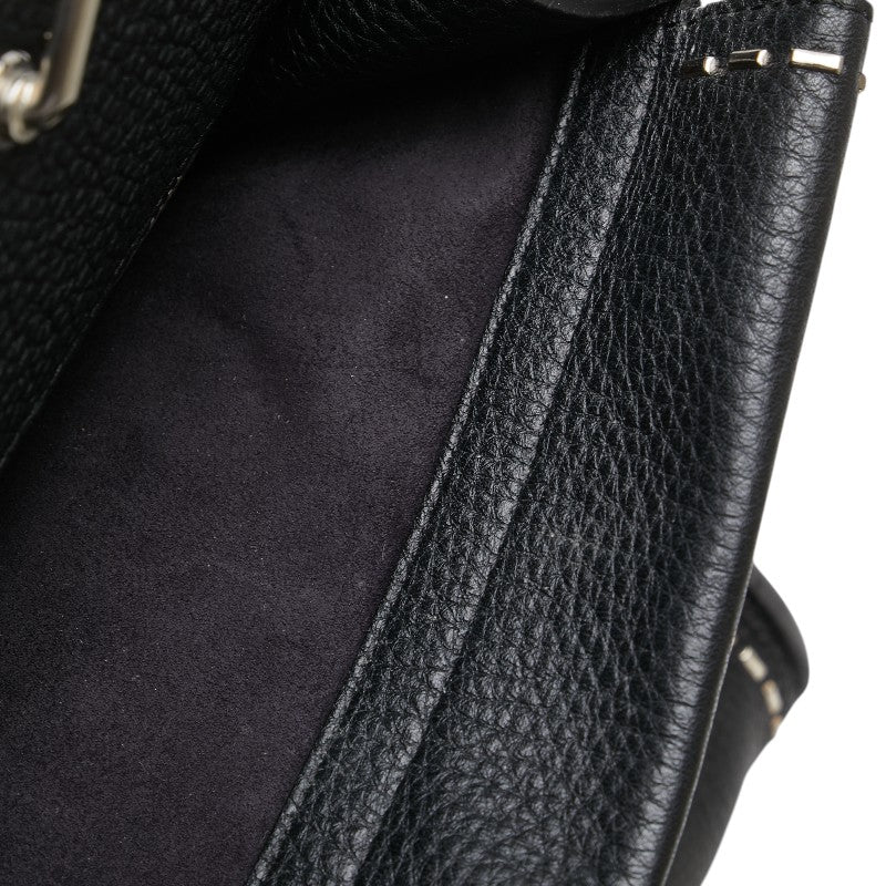 Fendi Peekaboo Leather Red Handbag Style 42