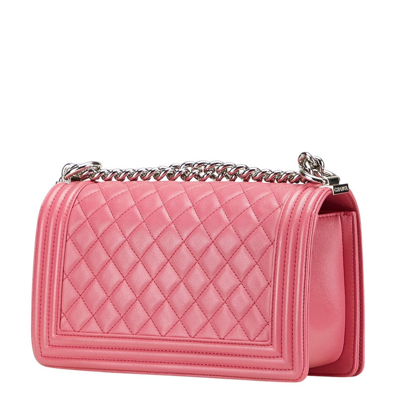 Chanel Boy Lambskin Shoulder Bag Style 11