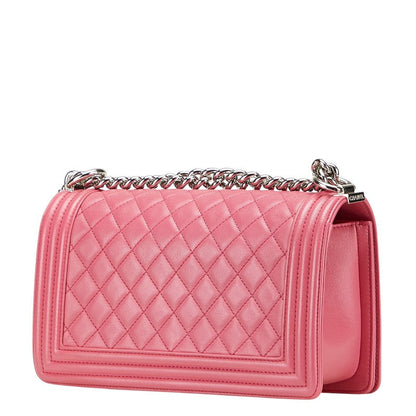 Chanel Boy Lambskin Shoulder Bag Style 11