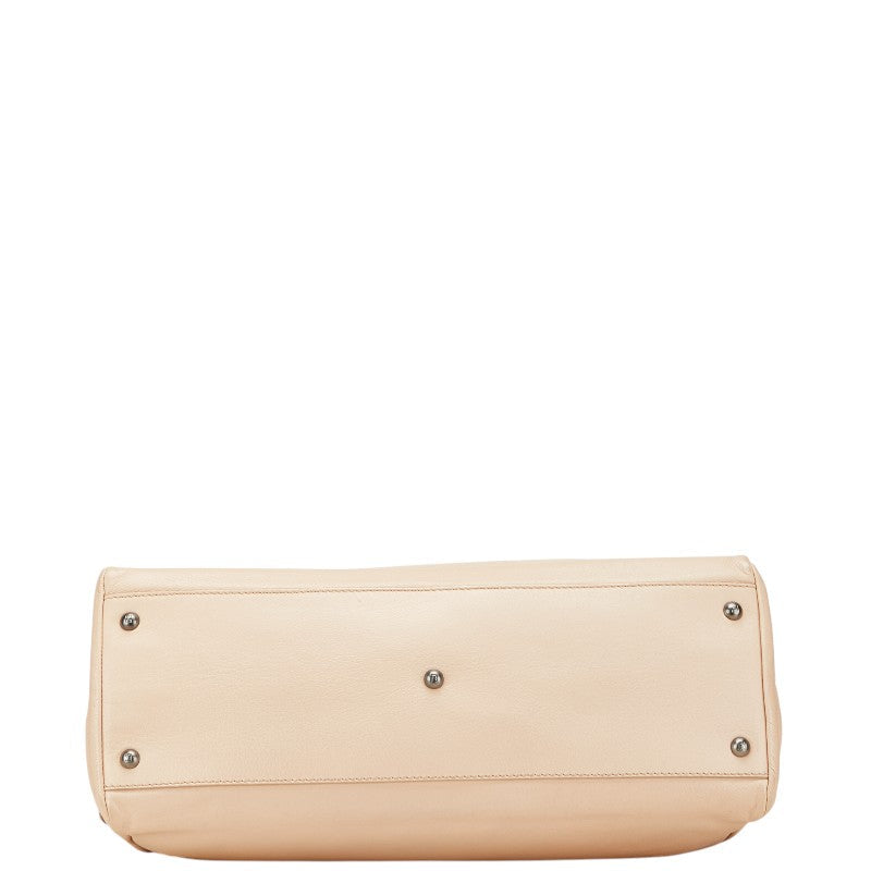 Fendi Peekaboo Leather Red Handbag Style 32