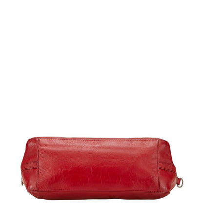 Fendi Luxury Leather Red Handbag Style 40