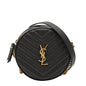Saint Laurent Vinyle YSL Logo Calfskin Chain Shoulder Bag