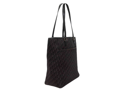 Black Christian Dior Oblique Tote Bag