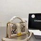 Chanel Boy Crocodile Looks HandBag Skin
