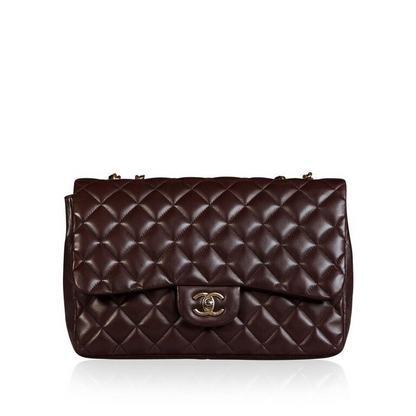 Chanel Lambskin Brown Shoulder Bag