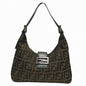 Fendi Luxury Canvas Red Shoulder Bag Style 48