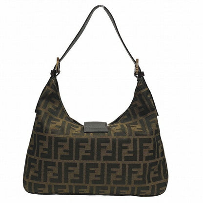 Fendi Luxury Canvas Red Shoulder Bag Style 48