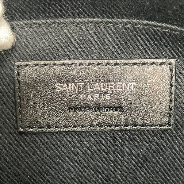 Saint Laurent Lou Raffia Shoulder Bag