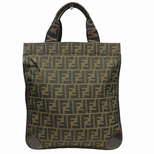 Fendi Zucca Nylon Canvas Tote Bag