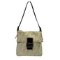 Fendi Mamma Baguette Canvas Shoulder Bag