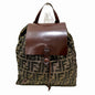 Fendi Luxury Leather Red Backpack Leather