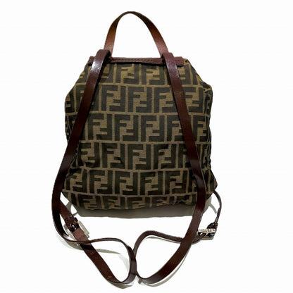 Fendi Luxury Leather Red Backpack Leather