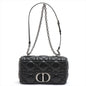 Dior Caro Leather Shoulder Bag Black