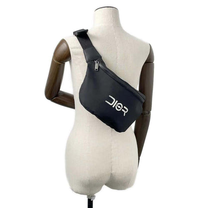 Dior DiorxHajime Sorayama belt bag Black1YAPO100 Nylon Leather
