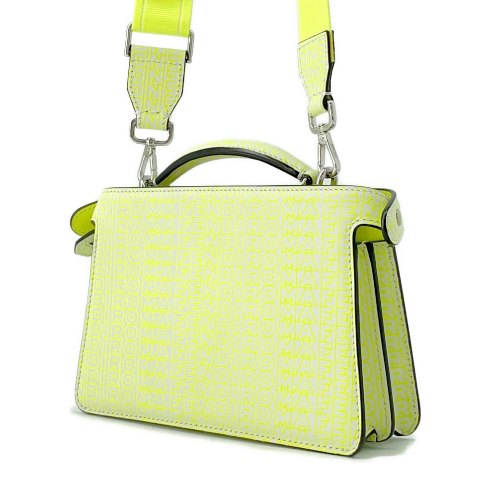 FENDI ?Peekaboo I.C.U. X-Cross Yellow7VA582 Leather Size Mini