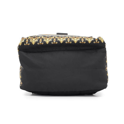 FENDI ?Fendace Backpack Black/Yellow7VZ066 Nylon