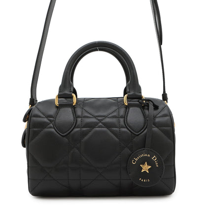 Dior Macrocannage Dior Groove 20 Bag BlackM1364UBOL_M900 Calf Leather Size Small