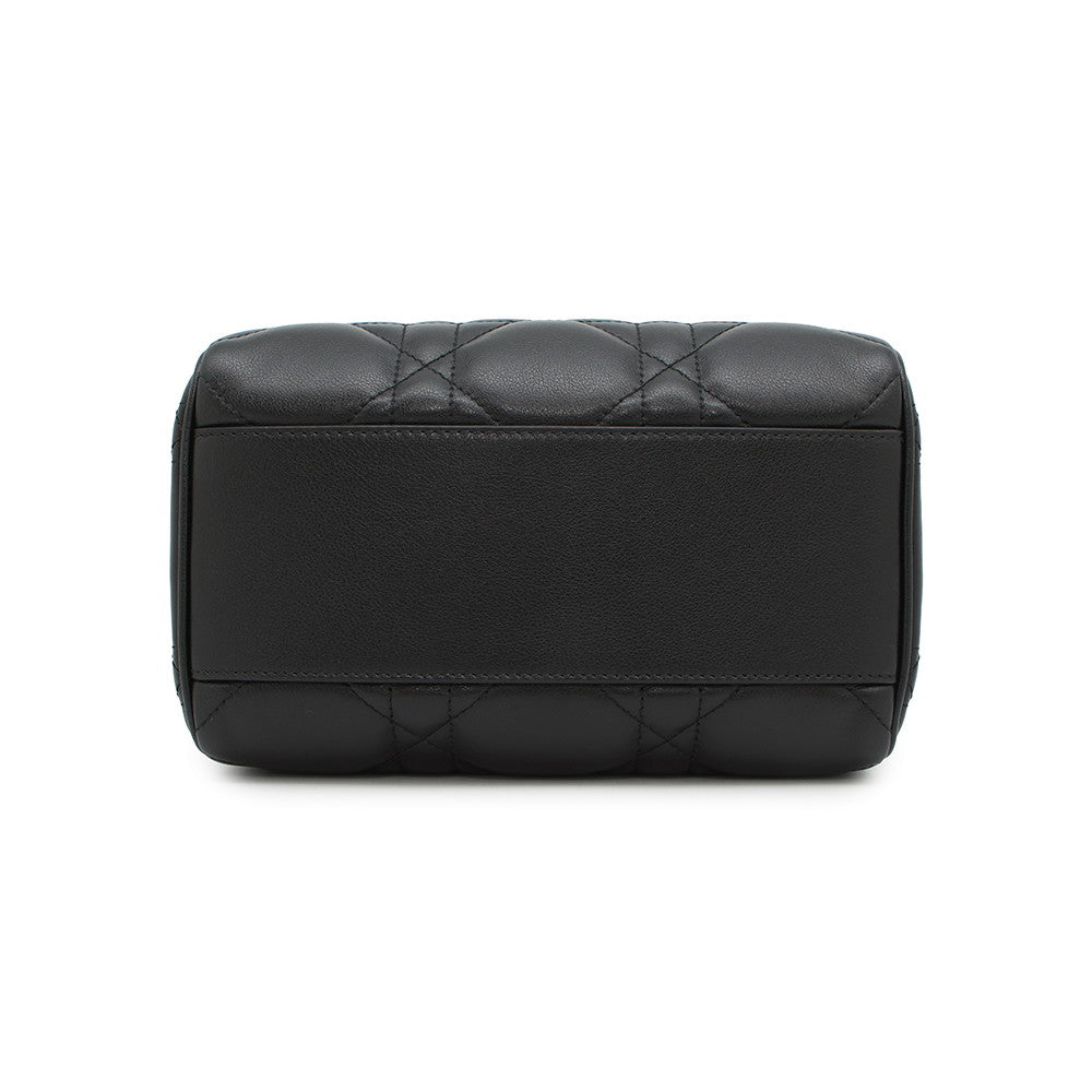 Dior Macrocannage Dior Groove 20 Bag BlackM1364UBOL_M900 Calf Leather Size Small