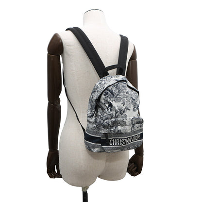 Dior DiorTravel Small Backpack White/Navy Nylon