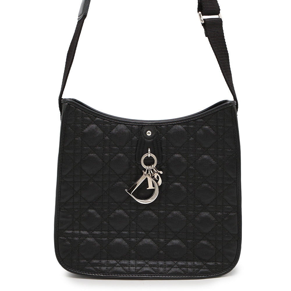 Dior Cannage Messenger BlackM1022PPCD Coating canvas