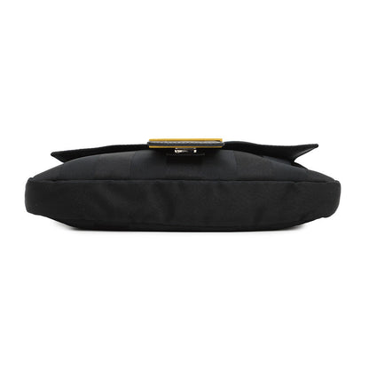 FENDI ?Pecan Bucket for Men Black/Yellow7VA472 Nylon Leather