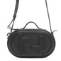 FENDI ?Olock Camera Shoulder Bag Black8BS058 Leather Size Mini